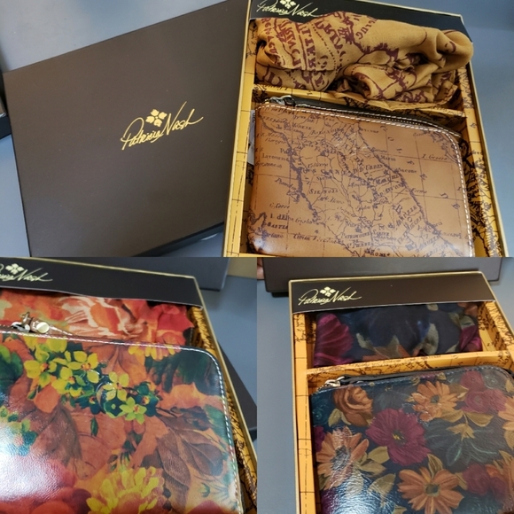 Patricia nash Duo wristlet/wallet and Scarf sets w box - Picture 3 of 16